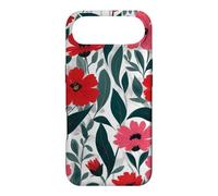 Custodia per iPhone Air Red Poppy Botanical Bold Flowers Floreale