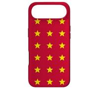 Custodia per iPhone Air Red Yellow Grid Star Line Stripe China Flag Peking Pattern