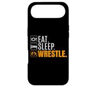 Custodia per iPhone Air Regalo con citazione "Eat Sleep Wrestle" per wrestler girl wrestling boy