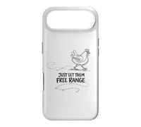 Custodia per iPhone Air Regalo per amante delle galline Just Let Them Free Range