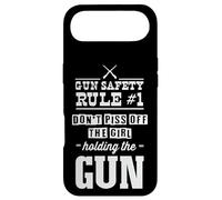 Custodia per iPhone Air Regola di sicurezza della pistola - non far incazzare la ragazza che tiene la pistola