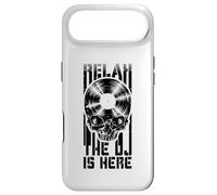Custodia per iPhone Air Relax The DJ Is Here LP Gothic Skull per amanti del disco in vinile