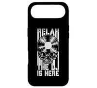 Custodia per iPhone Air Relax The DJ Is Here LP Gothic Skull per amanti del disco in vinile