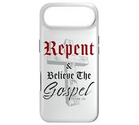 Custodia per iPhone Air Repent & Believe the Gospel: Christian Faith Jesus Quote