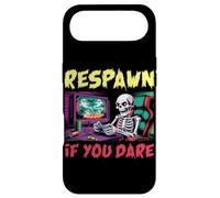Custodia per iPhone Air Respawn If You Dare Scheletro giocatore Divertente Halloween