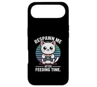 Custodia per iPhone Air Respawn Me After Feeding Time Cat Retro
