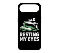 Custodia per iPhone Air Resting My Eyes Battery Sonno Riposo Sleepy