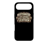 Custodia per iPhone Air Retired Not Expired Still Crafting Leather Worker Gift