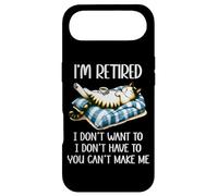 Custodia per iPhone Air Retirement Not My Problem Im Retired Dont Have To Cat Coffee