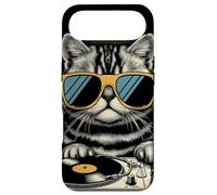 Custodia per iPhone Air Retro Beats Feline DJ Cat Retro Synthwave Kitty Mix