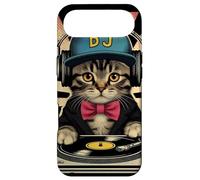 Custodia per iPhone Air Retro Beats Feline DJ Cat Retro Synthwave Kitty Mix