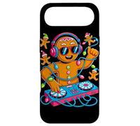 Custodia per iPhone Air Retro Christmas House Music Gingerbread DJ Techno Rave EDM