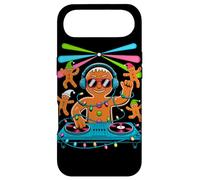 Custodia per iPhone Air Retro Christmas House Music Santa DJ Techno Rave EDM Xmas