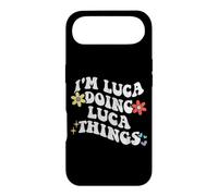 Custodia per iPhone Air Retro Groovy Im LUCA Doing LUCA Things Funny Festa della mamma