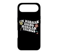 Custodia per iPhone Air Retro Groovy Im MORGAN Doing MORGAN Things Funny Festa della mamma