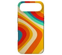 Custodia per iPhone Air Retro Groovy Liquid Swirl Waves Vintage anni '70 Arcobaleno