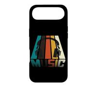 Custodia per iPhone Air Retro Music Cuffie Vintage Stripe Estetica Amante della Musica