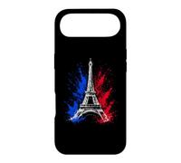 Custodia per iPhone Air Retro Silhouette Eiffel Tower Paris France Travel Souvenir