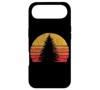 Custodia per iPhone Air Retro Sun Minimalist Pine Tree Design - Graphic 80's