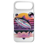 Custodia per iPhone Air Retrò Synthwave Tonno Pesca Pescatore Pescatore