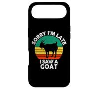 Custodia per iPhone Air Retrò Vintage Scusa Io sono in ritardo ho visto una capra