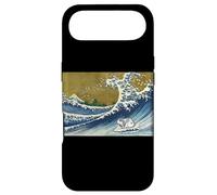 Custodia per iPhone Air Retro Vintage Surfing Mini Holland Lop Bunny Rabbit Lover