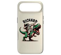 Custodia per iPhone Air Richard Dabbing Astronauta su un cartone animato dinosauro
