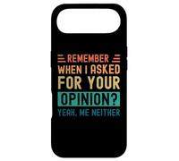 Custodia per iPhone Air Ricordi quando ho chiesto la tua opinione? Sì, Né io