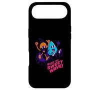 Custodia per iPhone Air Ride The Sweet Wave, motivo retrò fluorescente a forma di frutta surfata