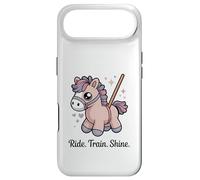 Custodia per iPhone Air Ride Train Shine Cute Pony - Attrezzo per equitazione