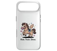 Custodia per iPhone Air Ride Train Shine Cute Pony - Attrezzo per equitazione