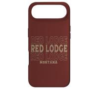 Custodia per iPhone Air Rifugio rosso vintage Montana