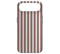 Custodia per iPhone Air Righe Classiche Marrone Castagna