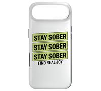 Custodia per iPhone Air Rimani sobrio non bevendo Trova la vera gioia