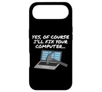 Custodia per iPhone Air Ripara il tuo computer, tecnico IT Divertente