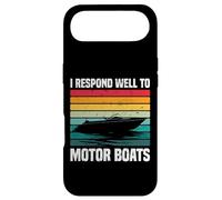 Custodia per iPhone Air Rispondo bene a Motor Boats Retro Motor Boat Captain