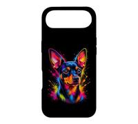 Custodia per iPhone Air Ritratto Colorato Del Cane Pinscher Miniatura