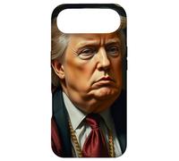 Custodia per iPhone Air Ritratto di movimento artistico in stile barocco Donald Trump