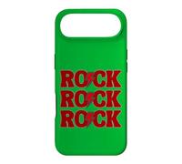 Custodia per iPhone Air Rock N Roll Logo Rosso Chitarrista Musicista Concerto Grunge