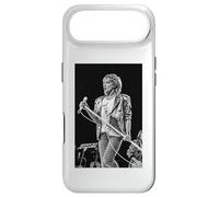 Custodia per iPhone Air Rod Stewart Live Mic Stand Pose Faces di Allan Ballard