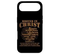Custodia per iPhone Air Rooted in Christ Shirt Christian Shirt for Men Cross Shirt