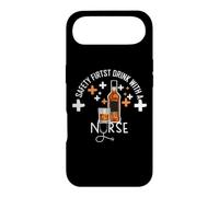 Custodia per iPhone Air Safety First Drink With A Nurse Funny Drink Wine Nurses