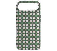 Custodia per iPhone Air Sage Green Rounded Squares Geometric Art Nouveau Pattern