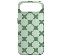 Custodia per iPhone Air Sage Pastel Green Circles Hexagon Scandinavian Pattern