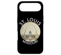 Custodia per iPhone Air Saint Louis Missouri Gateway Arch retrò Mississippi River Lou