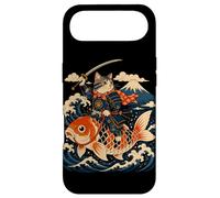 Custodia per iPhone Air Samurai Cat Equitazione Koi Anime Guerriero Giapponese Arte