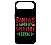 Custodia per iPhone Air Santa's Favorite Speechie Crew SLP Speech Therapy Christmas