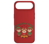 Custodia per iPhone Air Santa's Little Helpers Christmas Elves Corgi Dog Holiday