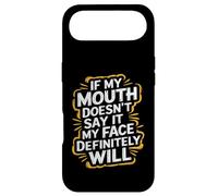 Custodia per iPhone Air Sarcastic If My Mouth Doesn't Say It My Face Definitely Will