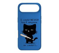 Custodia per iPhone Air Sarcastico gatto pipistrello non potrei mai ferire nessuno